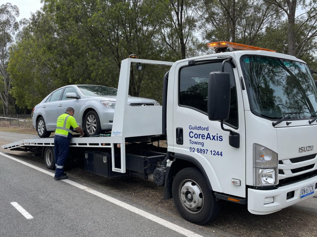 Car breakdown towing service by Guildford CoreAxis Towing